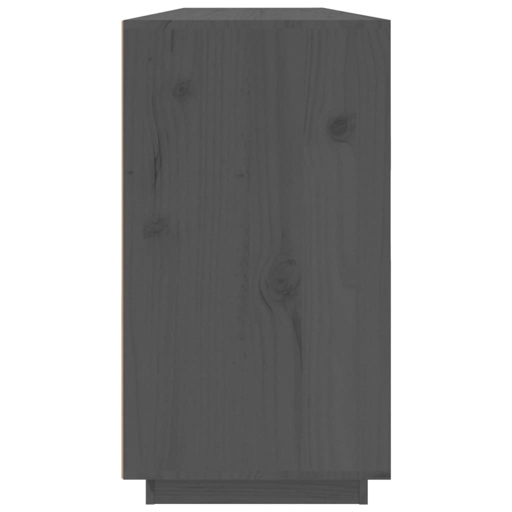 Byrå Grå 100x40x75 cm massiv furu