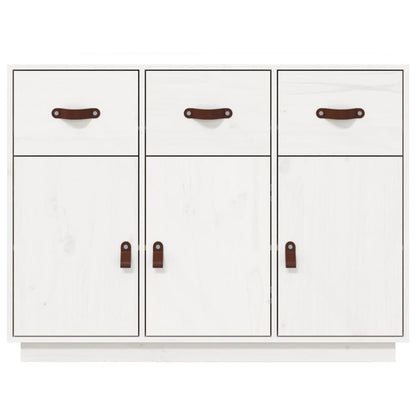 Skänk Vit 100x40x75 cm massiv furu