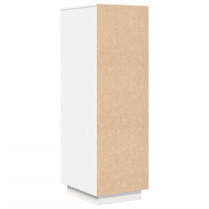 Skåp Vit 34x40x108,5 cm massiv furu