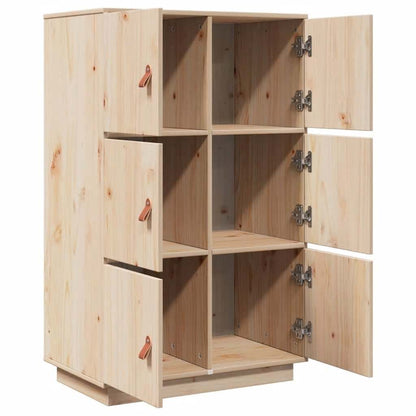 Skåp Trä 67x40x108,5 cm massiv furu