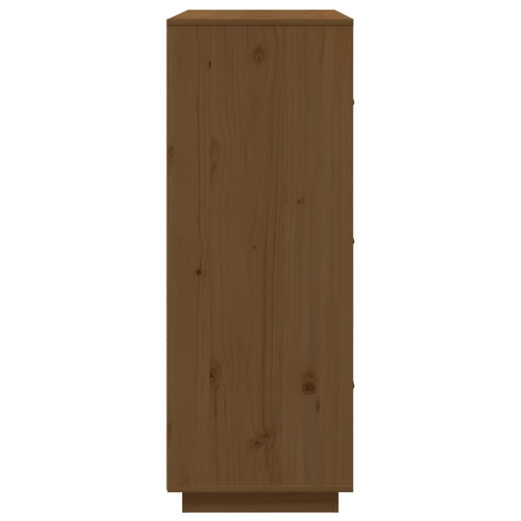 Skåp Honungsbrun 67x40x108,5 cm massiv furu