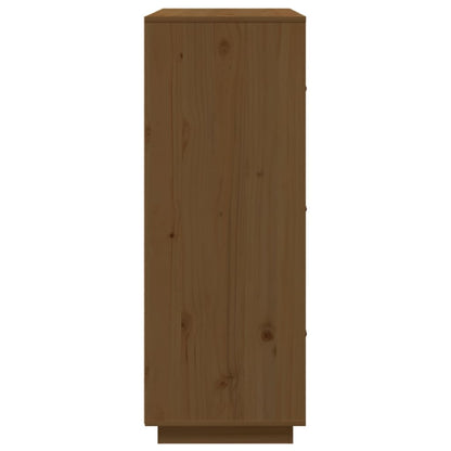 Skåp Honungsbrun 67x40x108,5 cm massiv furu