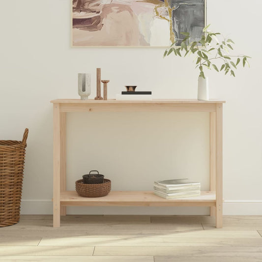 Avlastningsbord Konsollbord Trä 110x40x80 cm massiv furu