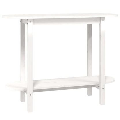 Avlastningsbord Konsollbord Vit 110x40x80 cm massiv furu