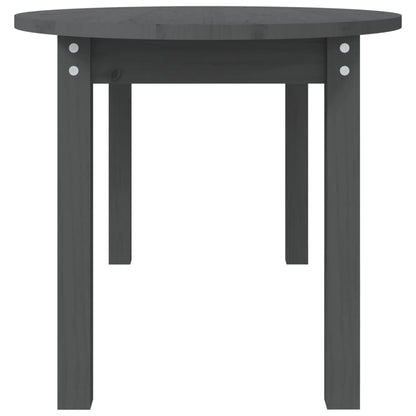 Soffbord Grå 110x55x45 cm massiv furu