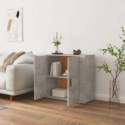 Skåp Betonggrå 80x33x70 cm