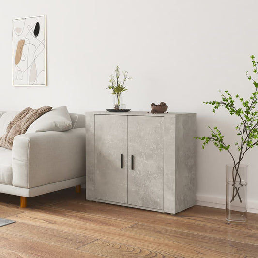 Skåp Betonggrå 80x33x70 cm