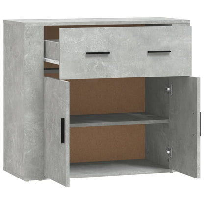 Skåp Betonggrå 80x33x70 cm