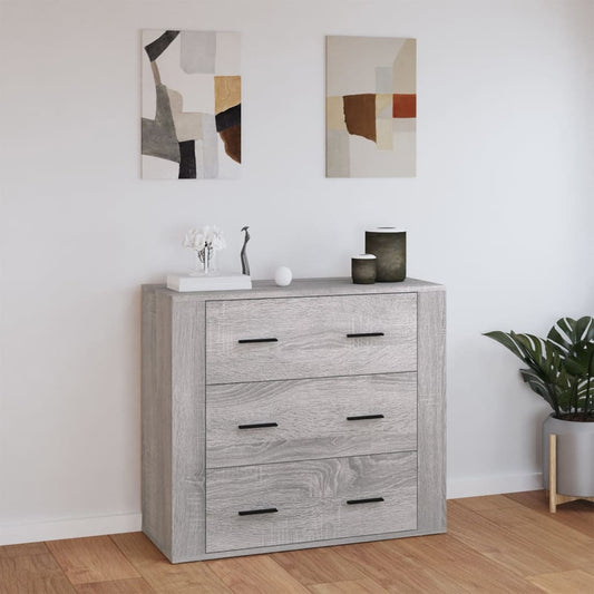 Skåp Sonoma Grå 80x33x70 cm