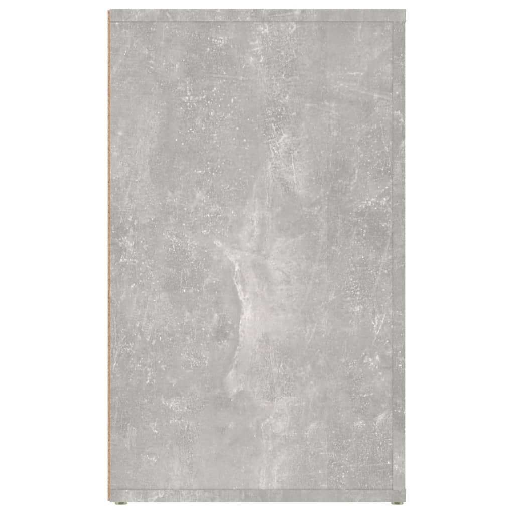 Sängbord Nattduksbord Betonggrå 50x36x60 cm
