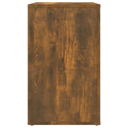 Sängbord Nattduksbord Rökfärgad Ek 50x36x60 cm