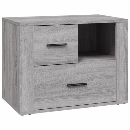 Sängbord Nattduksbord Sonoma Grå 60x36x45 cm
