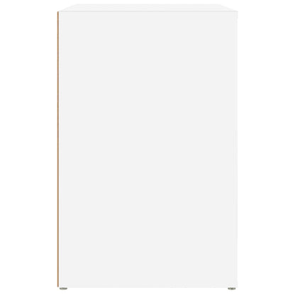 Skoställ Vit Skoskåp 130x35x54 cm