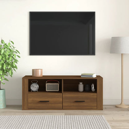 TV-Möbel Sonoma Ek Brun Ek TV-Bänk 100x35x40 cm