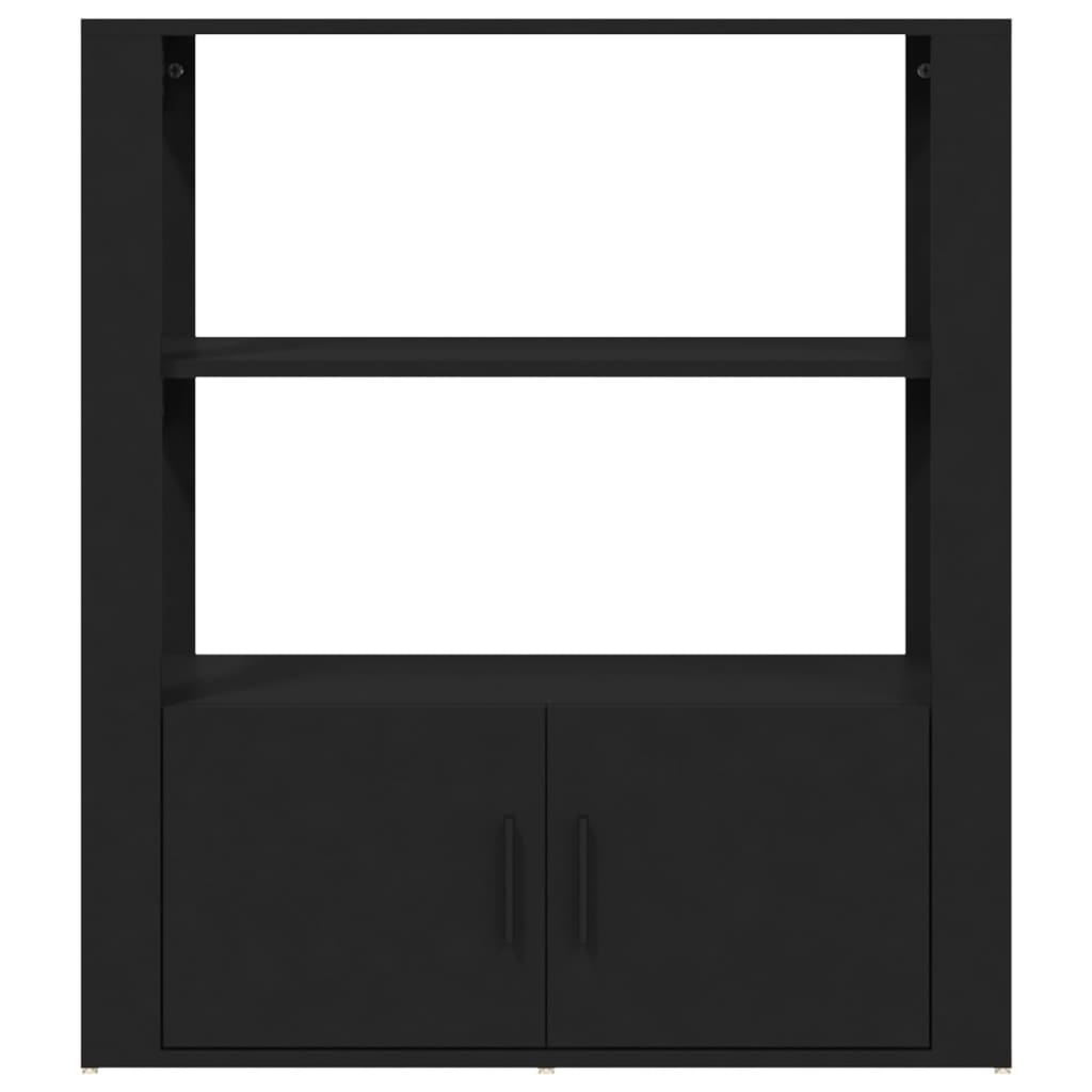 Skänk Svart 80x30x90 cm