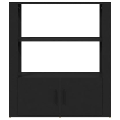 Skänk Svart 80x30x90 cm