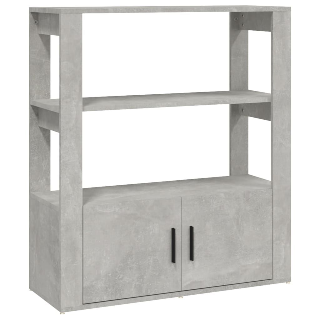 Skåp Betonggrå 80x30x90 cm