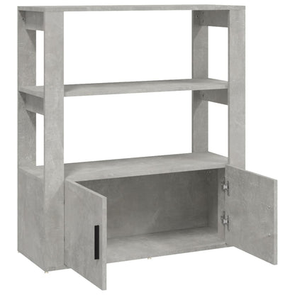 Skåp Betonggrå 80x30x90 cm