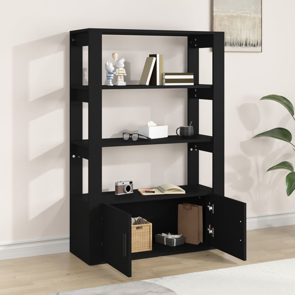 Skänk Svart 80x30x119,5 cm