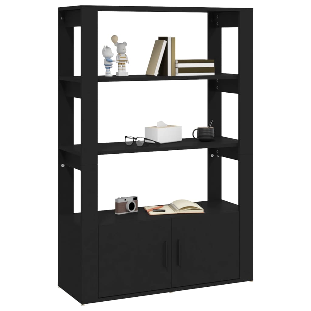 Skänk Svart 80x30x119,5 cm