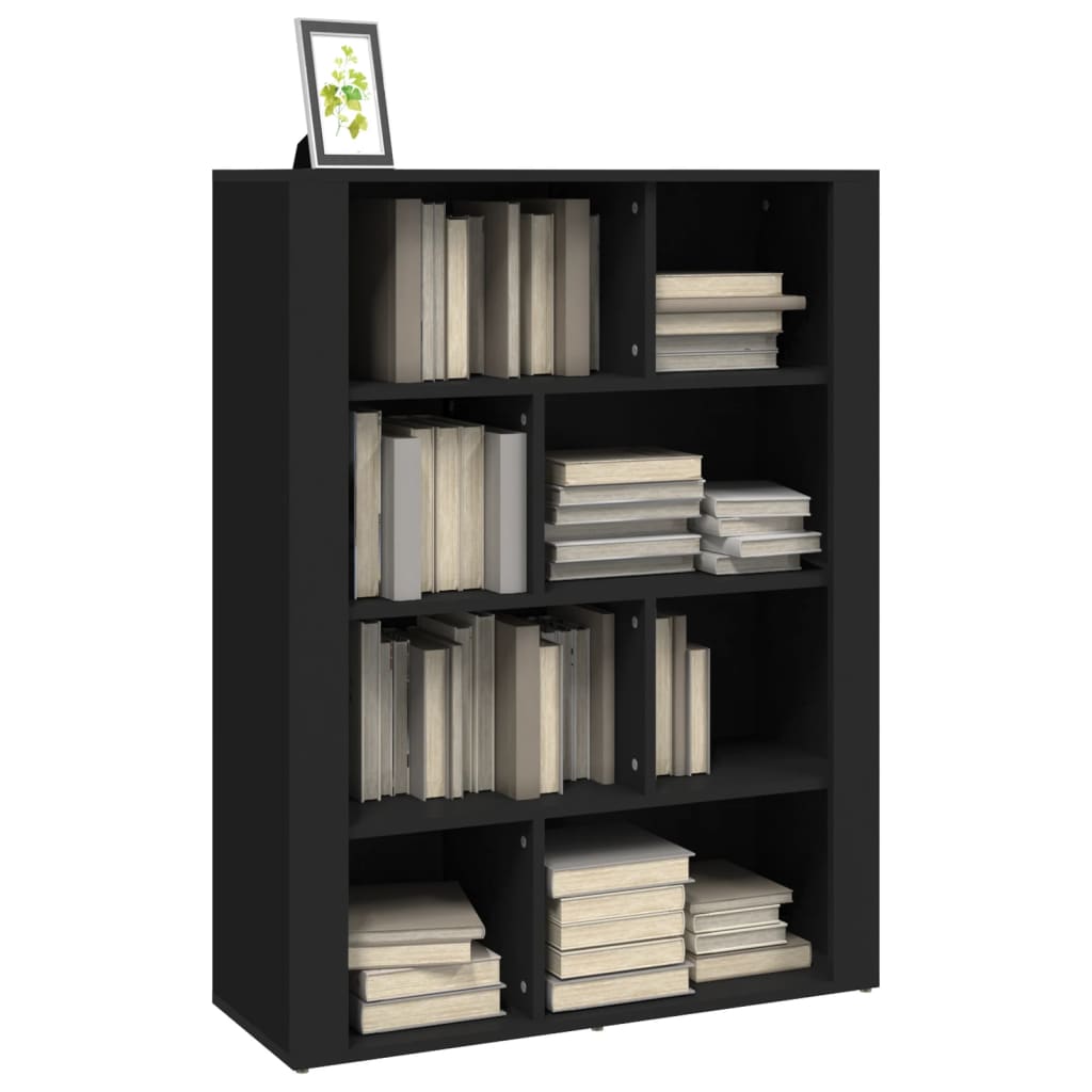 Skänk Svart 80x30x106 cm