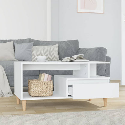 Soffbord Vit 90x49x45 cm