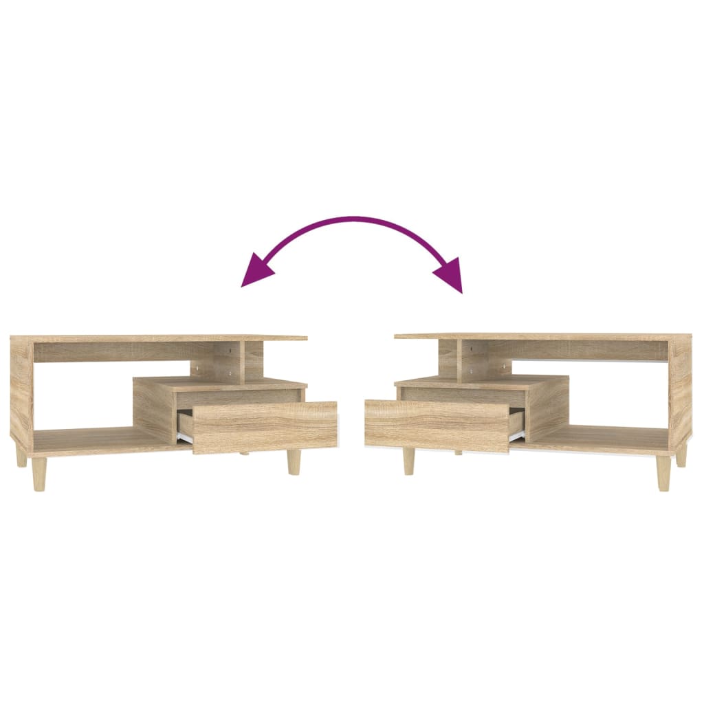 Soffbord Sonoma Ek 90x49x45 cm