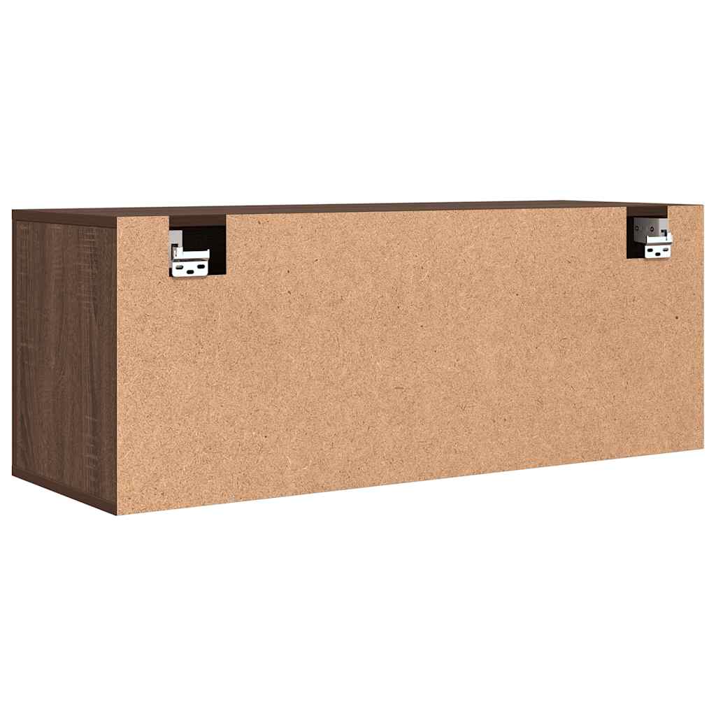 Skoställ Brun Ek 100x35x38 cm