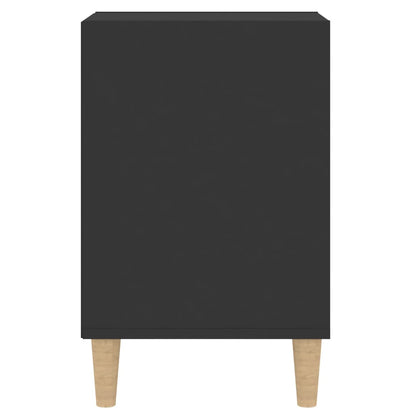 TV-skåp svart 100x35x55 cm konstruerat trä