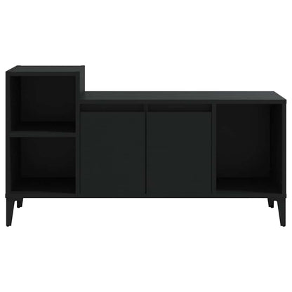 TV-skåp svart 100x35x55 cm konstruerat trä