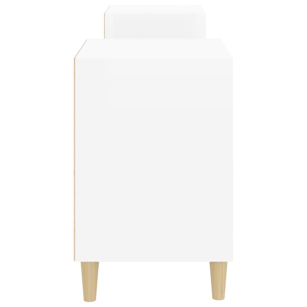 TV-Möbel Högglans Vit TV-Bänk 160x35x55 cm