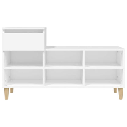 Skoställ Vit Skoskåp 102x36x60 cm