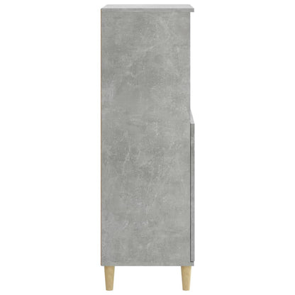 Skåp Betonggrå 60x36x110 cm