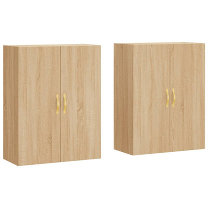 Väggskåp Sonoma Ek 2 st 69,5x34x90 cm
