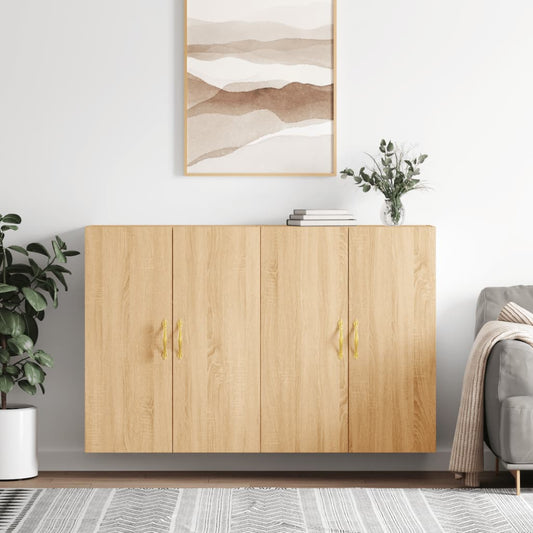 Väggskåp Sonoma Ek 2 st 69,5x34x90 cm
