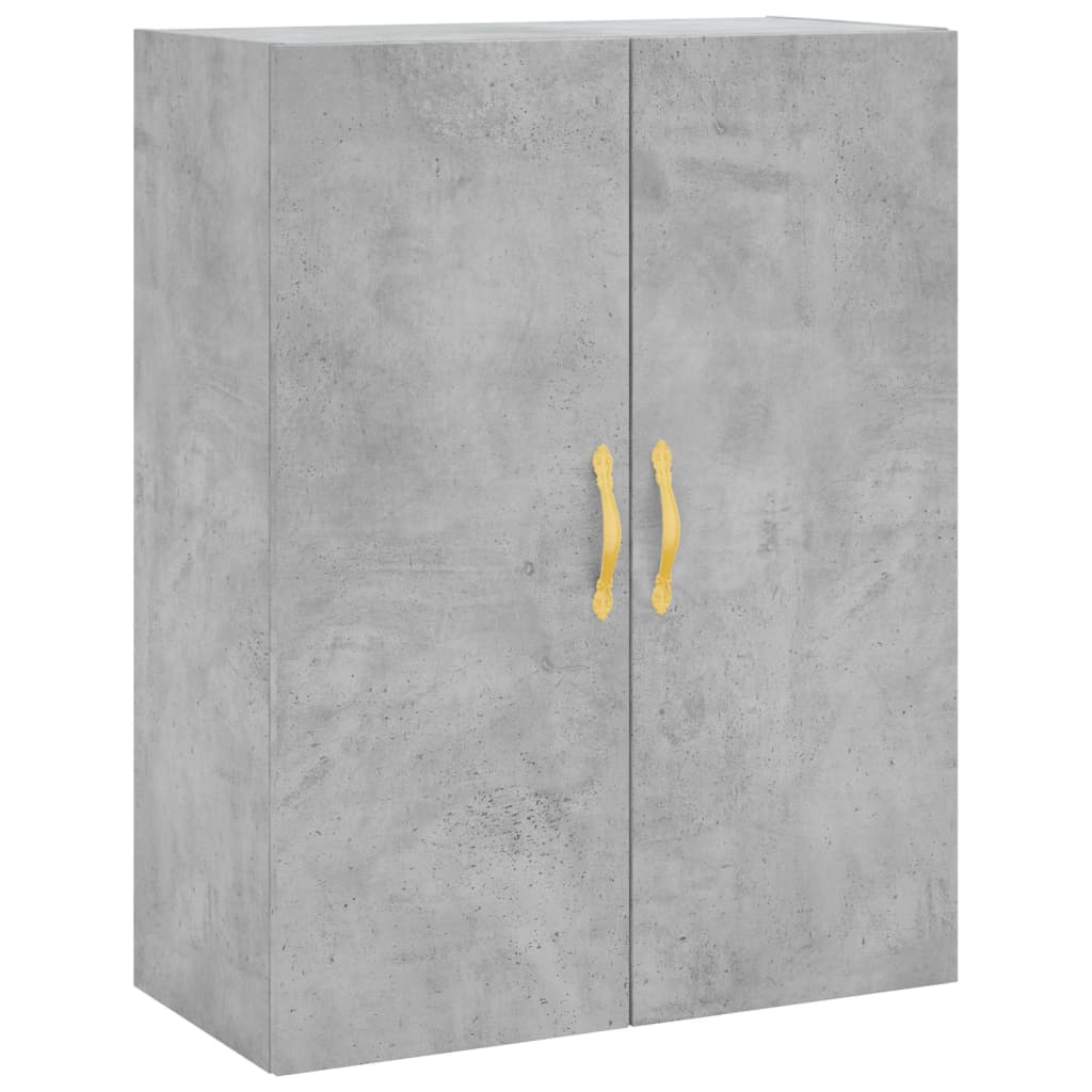Väggskåp Betonggrå 2 st 69,5x34x90 cm