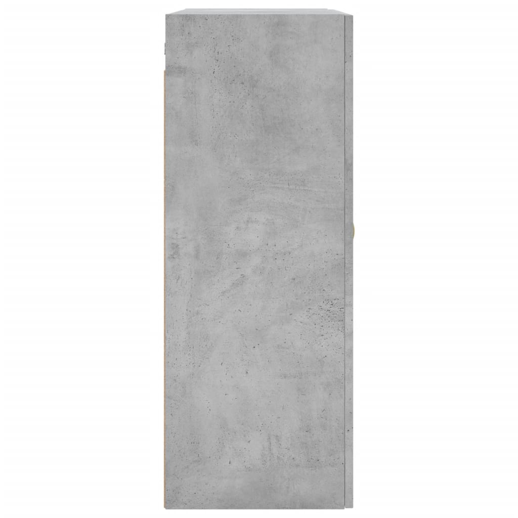 Väggskåp Betonggrå 2 st 69,5x34x90 cm
