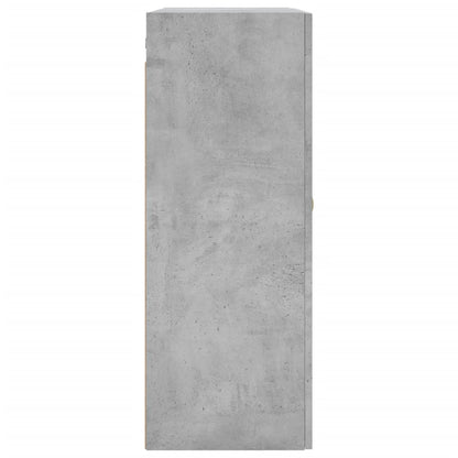 Väggskåp Betonggrå 2 st 69,5x34x90 cm