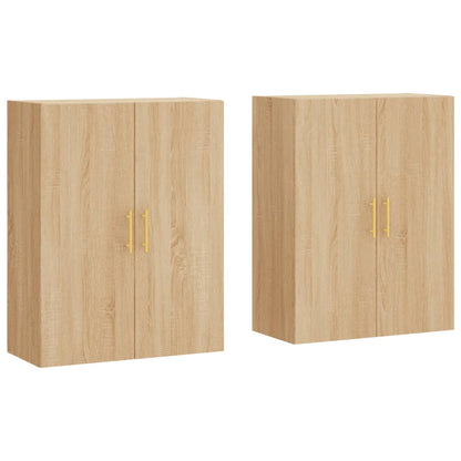 Väggskåp Sonoma Ek 2 st 69,5x34x90 cm