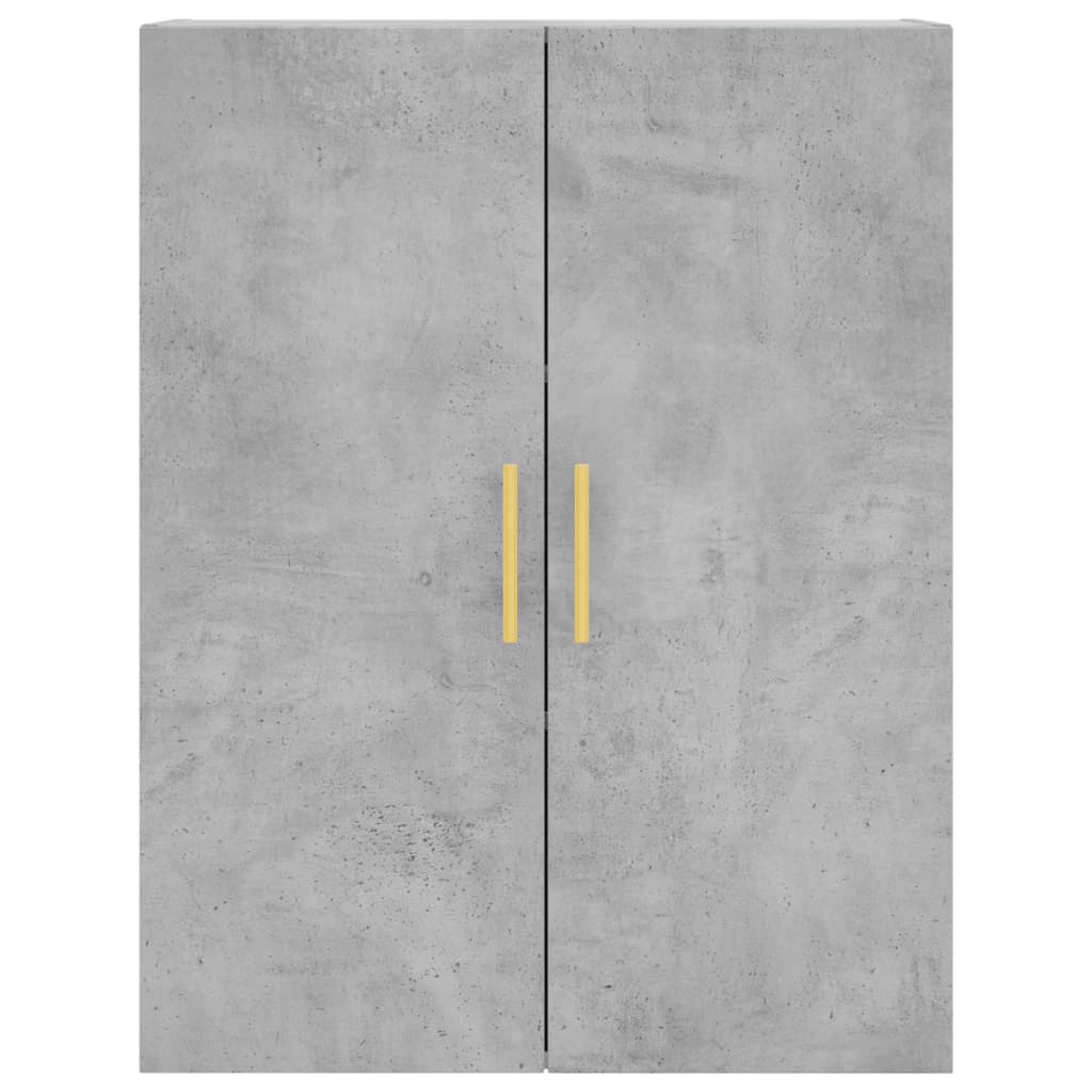 Väggskåp Betonggrå 2 st 69,5x34x90 cm