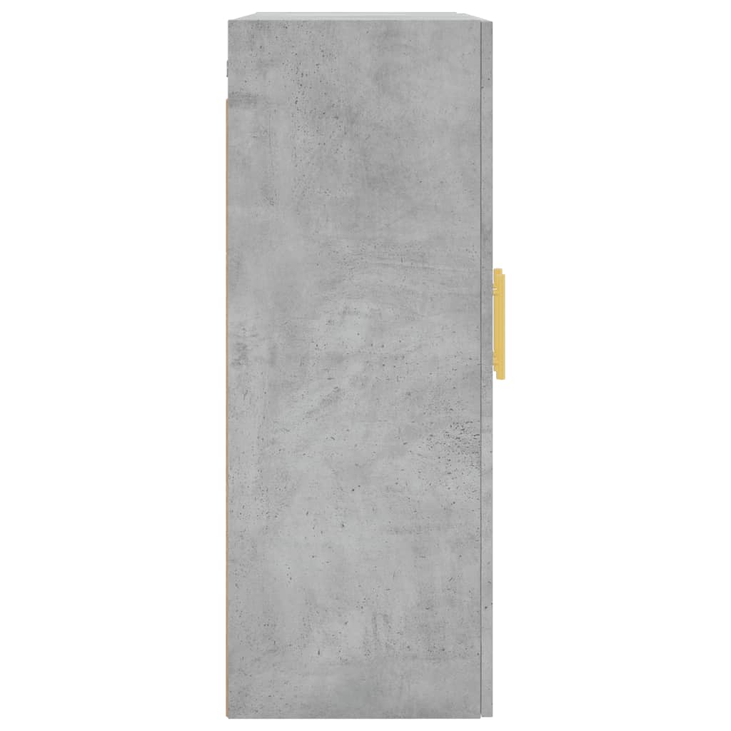 Väggskåp Betonggrå 2 st 69,5x34x90 cm