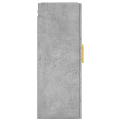 Väggskåp Betonggrå 2 st 69,5x34x90 cm