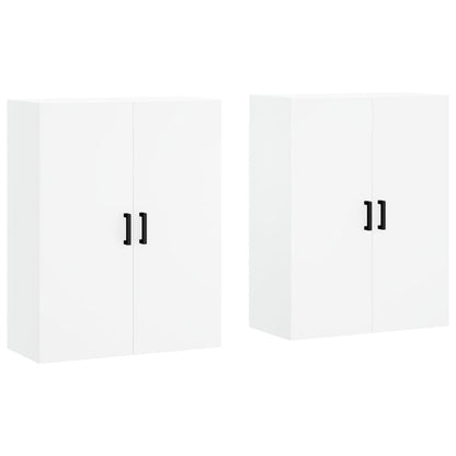 Väggskåp Vit 2 st 69,5x34x90 cm