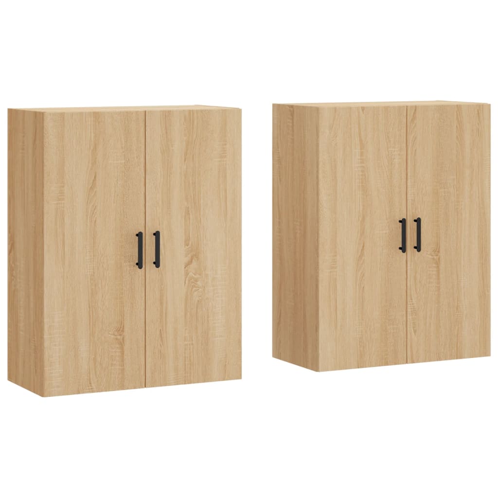 Väggskåp Sonoma Ek 2 st 69,5x34x90 cm