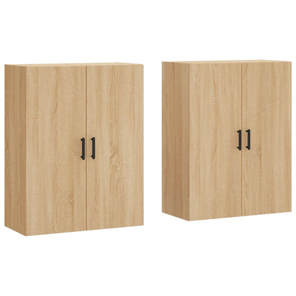 Väggskåp Sonoma Ek 2 st 69,5x34x90 cm