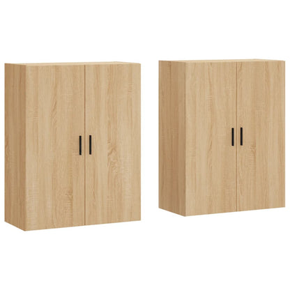 Väggskåp Sonoma Ek 2 st 69,5x34x90 cm