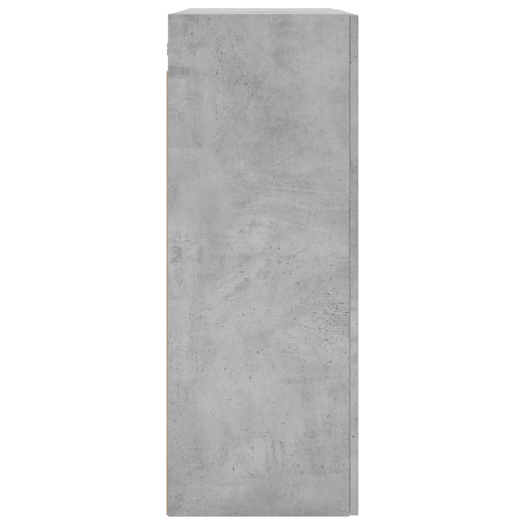 Väggskåp Betonggrå 2 st 69,5x34x90 cm