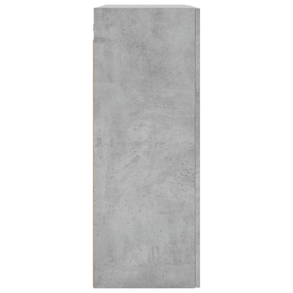 Väggskåp Betonggrå 2 st 69,5x34x90 cm