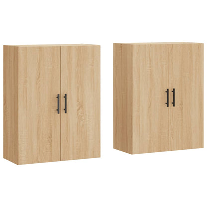 Väggskåp Sonoma Ek 2 st 69,5x34x90 cm