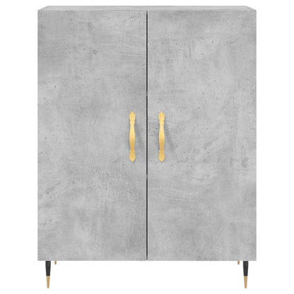 Skåp Betonggrå 69,5x34x180 cm